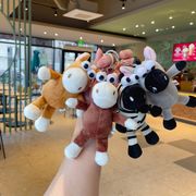 新入荷★ファション小物　キーホルダー 　ストラップ　ぬいぐるみ★4色