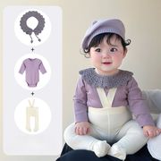 2025秋冬※ロンパース 長袖 三角ロンパース パジャマ 男女兼用