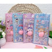 文房具 スマホ飾り  貼り付け  手芸DIY 手帳シール ステッカー 3Dシール 装飾シール 精美 ク