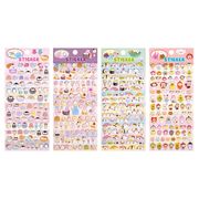 DIY手作り  粘着シール 3D 立体ステッカー  シール デコレーション ぷくぷく ステッカー 文具