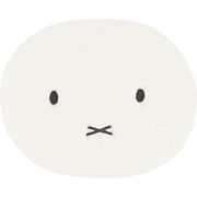 ミッフィー　ふわふわフェイス　アクセントマットアイボリー