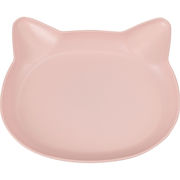 キャッテ　ねこ　抗菌ランチプレート　ピンク