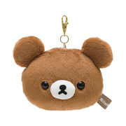 【取寄せ商品】リラックマ ぬいぐるみリール付パスケース（チャイロイコグマ）