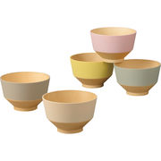 日々色　抗菌汁椀　５客セット