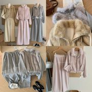 2025年INS 早春新作   気質   おしゃれ   ジップコート＋ゴム付きカジュアルパンツ2 点セット