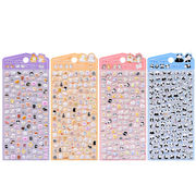 DIY手作り  粘着シール 3D 立体ステッカー  シール デコレーション ぷくぷく ステッカー 文具