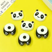 パンダ あたま お尻 しっぽ ナッツ入り デコパーツ DIYパーツ 手芸 ハンドメイド ドールハウス