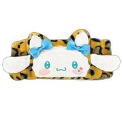 洗顔 サンリオ ヘアバンド ヒョウ柄 シナモロール ブラウン【小ロット販売】