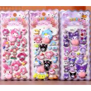 ぷくぷくシール ぷっくりシール 3Dステッカー 立体ステッカー エポキシステッカー　ヌイグルミ