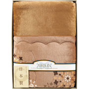 （品薄・入荷次第）吸湿発熱わた入り 日本製やわらかタッチわた入り毛布ふとん SV-4010