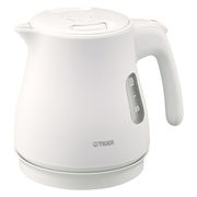 タイガー 蒸気レス電気ケトル800ml マットホワイト PCV-A080WM