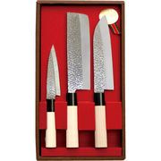 濃州孫六作 古流和包丁3点セット HG1902