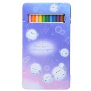 【鉛筆】缶ケース入り12色いろえんぴつ ぽんぽんシマエナガ