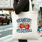 いちごトートバッグ 大容量ハンドバッグ いちご袋 いちご用品 いちご関連 女性ショルダーバッグ いちご雑貨