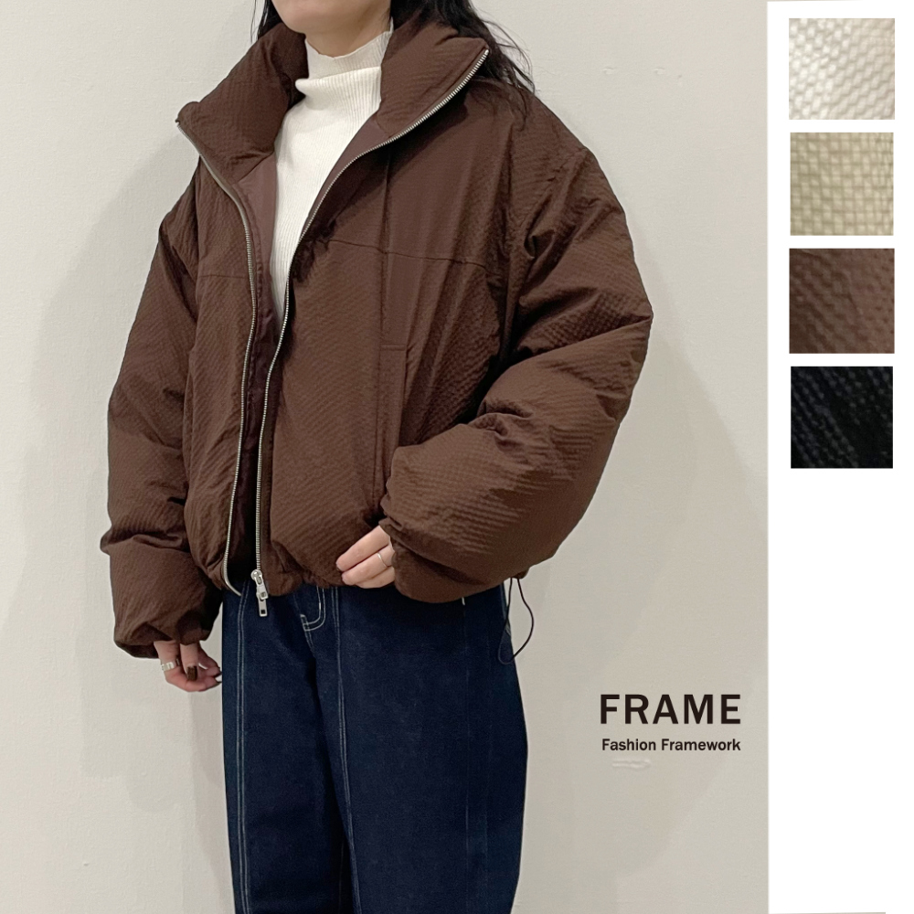 【大人気アウター特別値下げ】中綿スタンドカラーショートJK