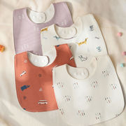 INS人气 ベビー綿よだれかけ  ベビー唾液ナプキン  おしゃれ キッズ よだれかけ 防水 可愛い ベビー向け