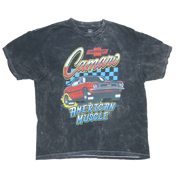 Tシャツ  Chevy Camaro American Muscle Bombard Wash【シボレー カマロ】