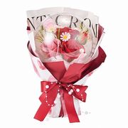 【2026年SS新作】花束   ソープフラワー　オーブローズブーケ　レッド　MM000011-00R