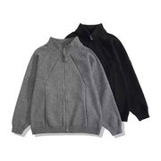 2026春秋メンズ服 シンプル おしゃれ ニットセーター 韓国風 トップス 防寒 温かい カーディガン[M~2XL]