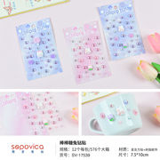 diy 手作り オタ活 顔飾り 推し活 自作グッズ 3Dシール 立体ステッカー アクリル ラインストーン