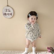 2026新作 韓国風 子供服  ベビー服  キッズ 女の子  長袖  連体服  66cm-90cm