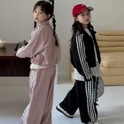 2026  春夏新作 新品 ★ 韓国風 子供服★スポーツウェア 2点セット 120-170cm
