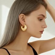 サージカルステンレスピアス　アクセサリー　デザイン　金属アレルギー対応　18kコーティング