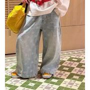 2026年　MXWQ 韓国風子供服 キッズ服  ボトムス　デニムズボン　ジーンズ 　90-150