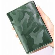 RED　CROW　牛革　特殊コーティング　カモフラージュ迷彩　ショートウォレット　3241　KH