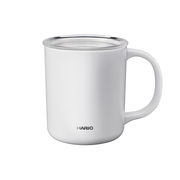 ハリオ セラミックコーティング　真空二重保温マグ　３５０ｍＬ ホワイト CMG-350-W