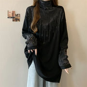 フリース ヘビーデューティー ラインストーントップスV00047