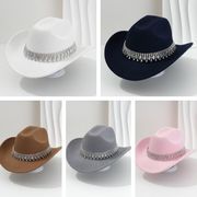 キラキラ、ラインストーン　カウボーイハットD00004