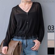 【2026新作商品♪】プチフリルニットカーディガン