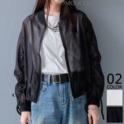 【2026新作商品♪】シャーリングスリーブシアーブルゾン