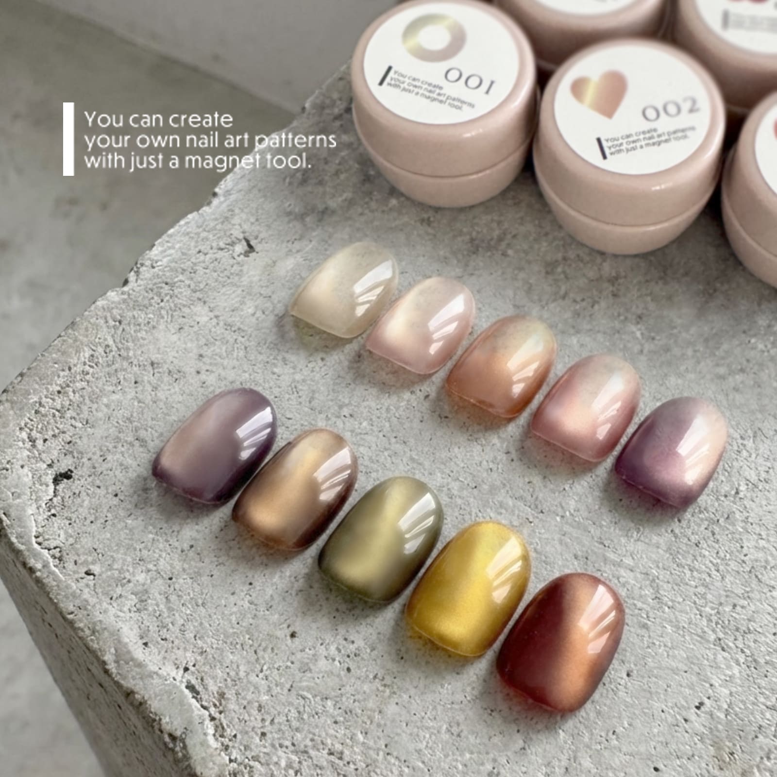 超微粒子　ゴールドマグネットジェル10色 シルクのような滑らかな輝き　繊細な大人のゴールドを