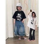 2026 春夏新作 新品 ★ 韓国風 子供服★キャラクター プリント 半袖 Tシャツ 120-160cm