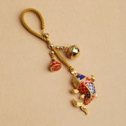 鯉のキーホルダー　金魚キーホルダー　ベル　鯉　魚のキーホルダー　金魚雑貨