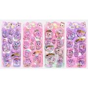 即納 DIY手作り  粘着シール 3D 立体ステッカー  シール デコレーション ぷくぷく ステッカー 文具