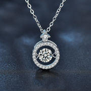 ネックレス モアサナイト 1ct キラキラ レディース シルバー925 アクセサリー ジュエリー ギフト