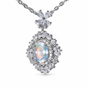 マダガスカル産 レインボームーンストーン ペンダント Rainbow moonstone