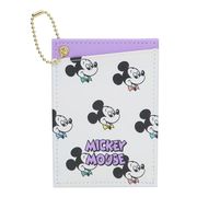 パスケース ミッキーマウス 両面パスケース レトロ A 柄【小ロット販売】