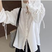 UC1043トップス レディース シャツ ブラウス レース 通勤 韓国風 2026春新作