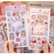 2026新作 3Dシール DIY用   立体シール 手帳用シール   ボンボンシール