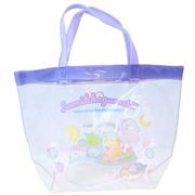 プールバッグ すみっコぐらし ビニール バッグ パープル【小ロット販売】