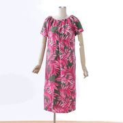 ★新着！★  サマードレス Aライン / pink 涼しくゆったり  ～バリ島より