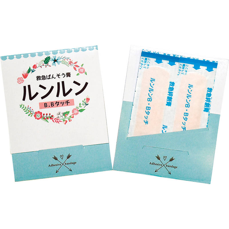 ルンルンB.Bタッチ滅菌済絆創膏2枚 76005