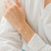 【高粗利・小ロットOK】ゴールドハートブレスレットシンプルファッション