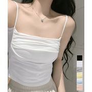 【日本倉庫即納】 カップ付きキャミソール インナーギャザー