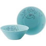 スケーター《特価》 【予約販売】美濃焼 陶器製ボウル（13cm）ディズニー／アリエル ターコイズ