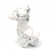 ≪特価品/国内在庫≫ハウライト/ラマ/彫刻/約61x52x28mm